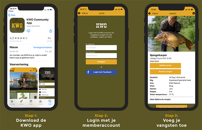 KWO App KWO Logboek installeren